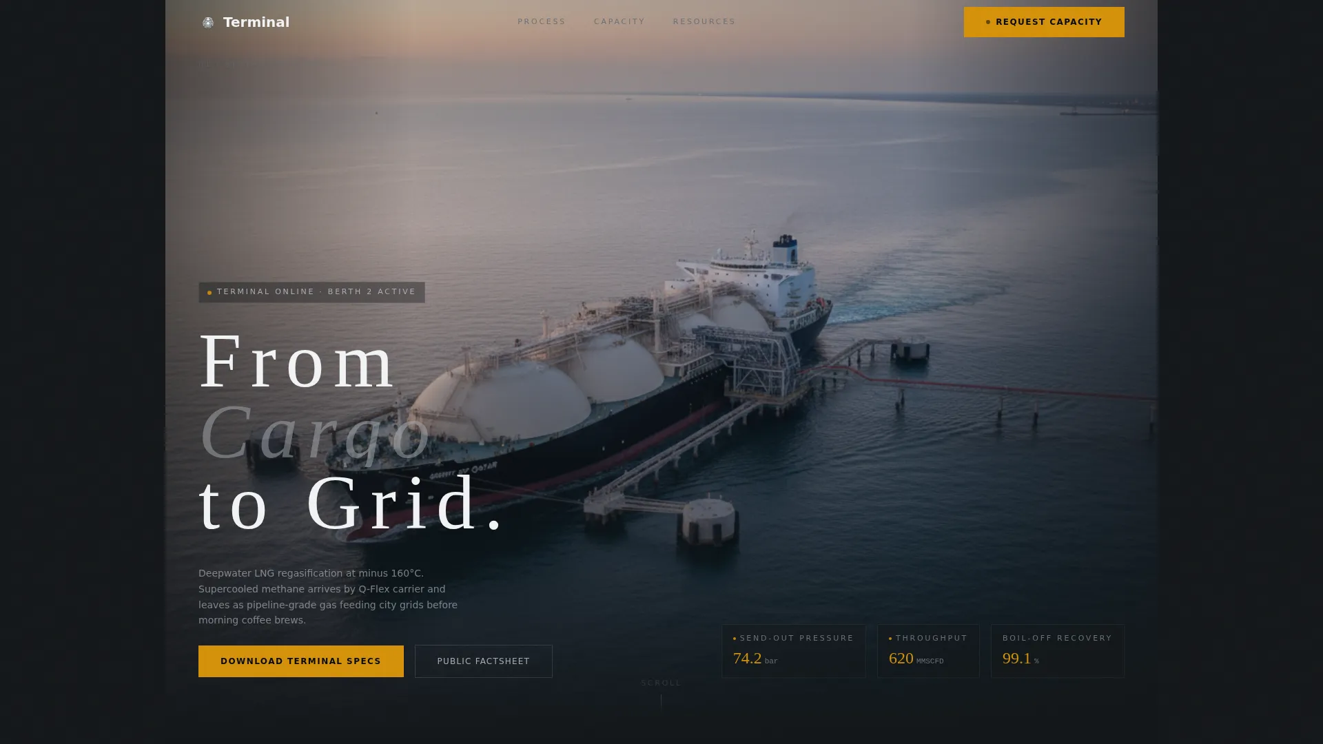 Local Port & Harbor Professional Website Template