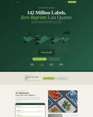 Printing & Packaging Professional Website Template
