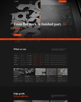 Manufacturing Processes Portfolio Website Template