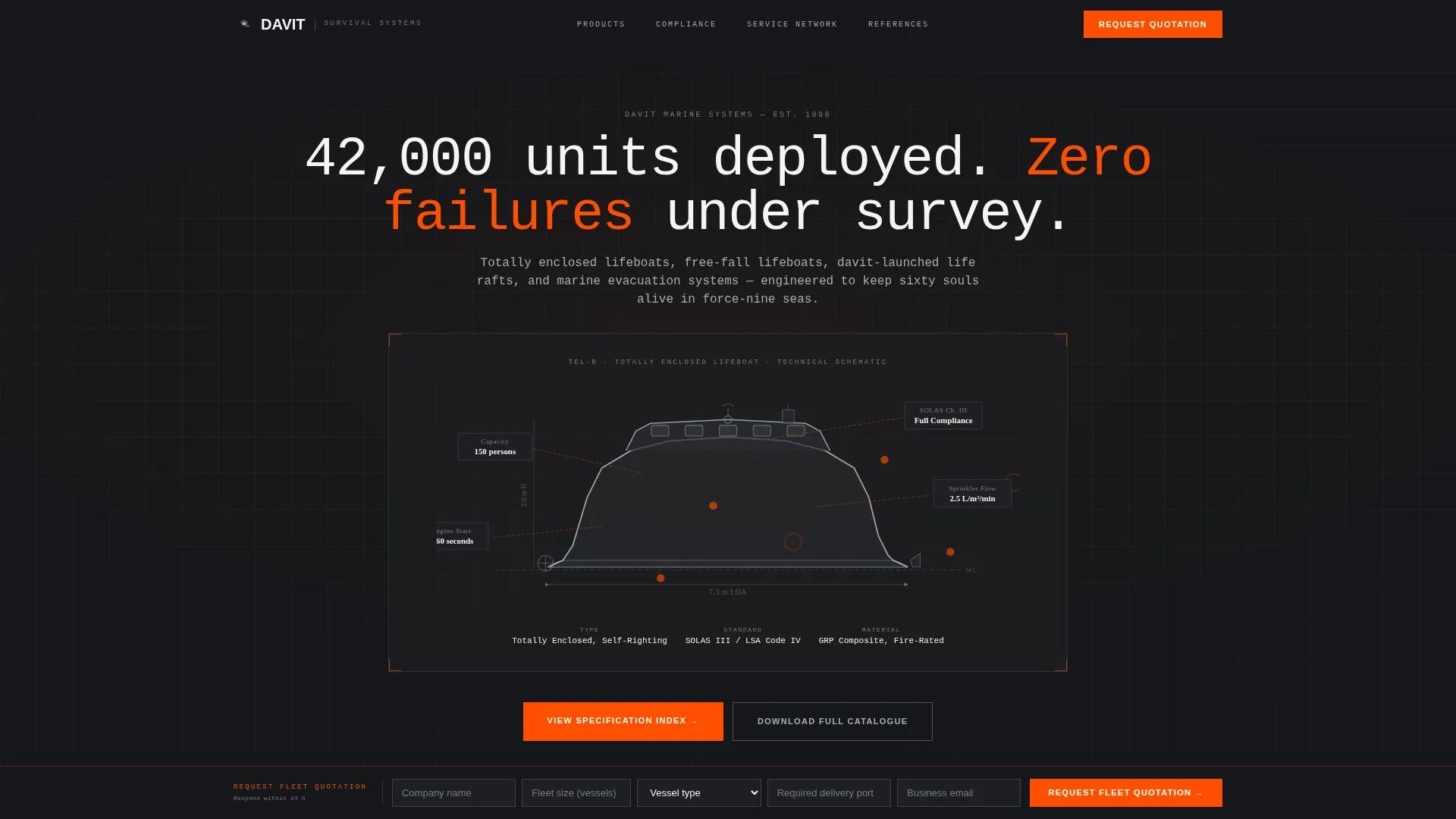 Marine Equipment & Supply Professional Website Template
