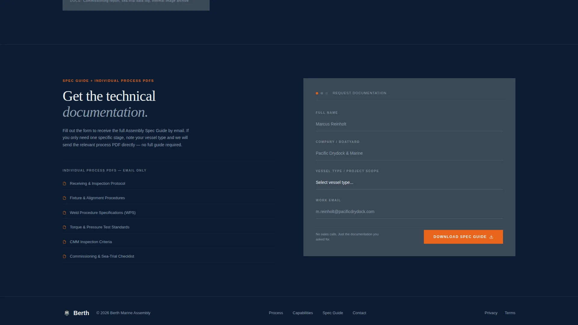 Marine Manufacturing Professional Website Template