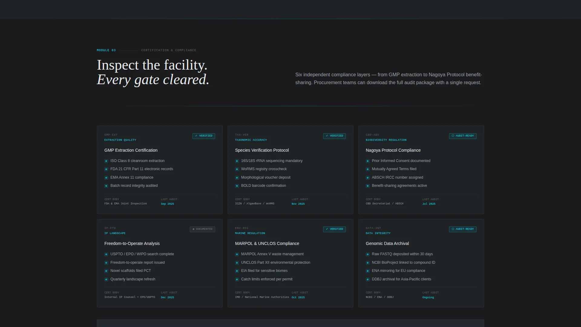 Marine Biotechnology Laboratory Website Template