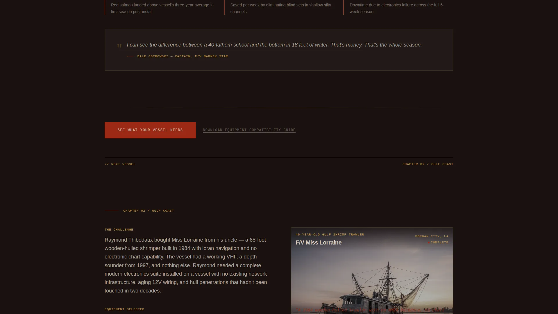 Marine Equipment & Supply Pricing Website Template