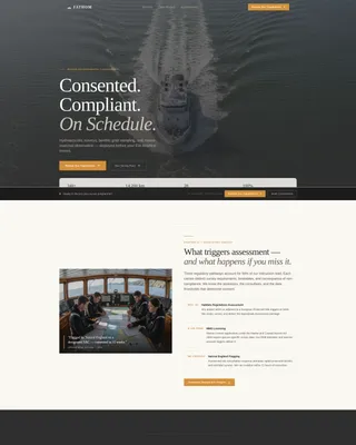 Marine Environmental Consulting Website Template