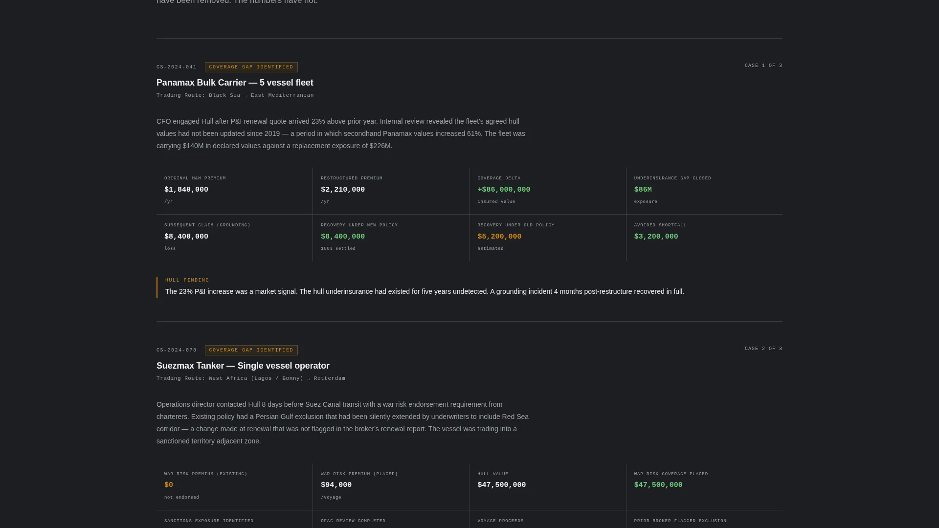 Marine Insurance Broker Website Template