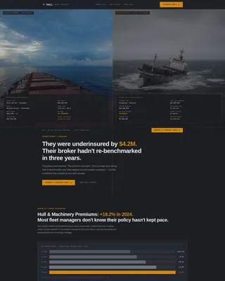 Marine Insurance Broker Website Template