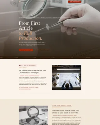 Medical Device Manufacturing Specialist Reviews Website Template