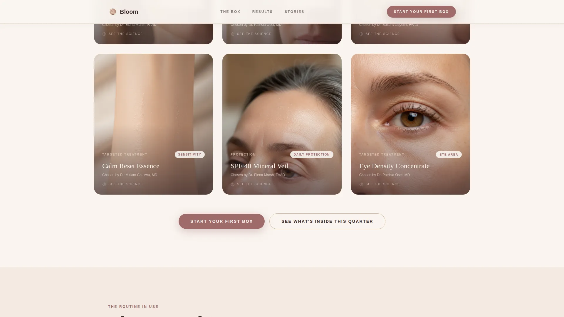 Luxe Skincare | Free Website Template | Rocket