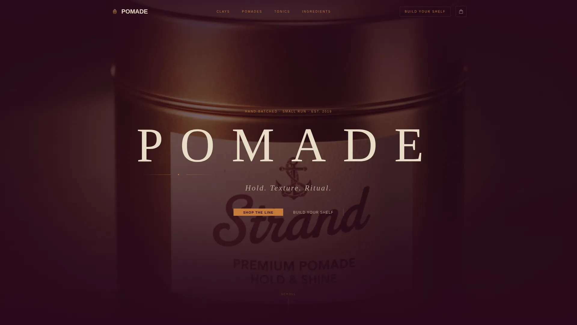 Hair Care Brand & Product Local Professional Website Template