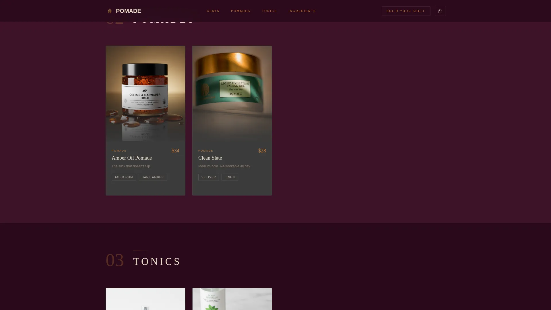 Hair Care Brand & Product Local Professional Website Template