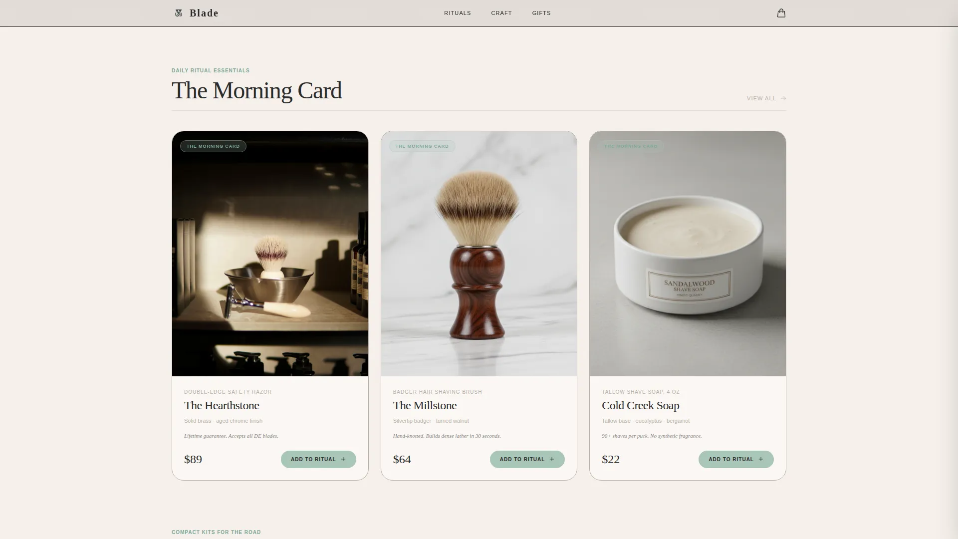 Refined Grooming | Free Website Template | Rocket