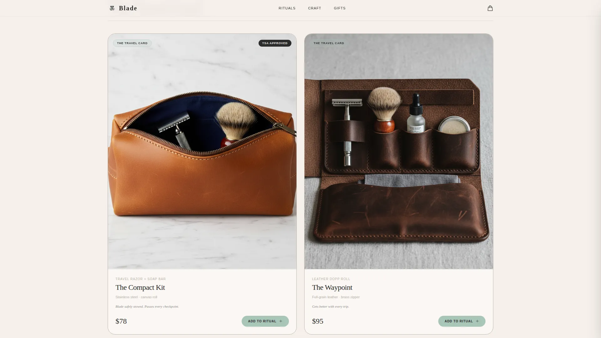 Refined Grooming | Free Website Template | Rocket