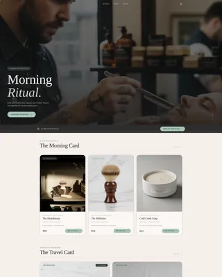 Refined Grooming | Free Website Template | Rocket