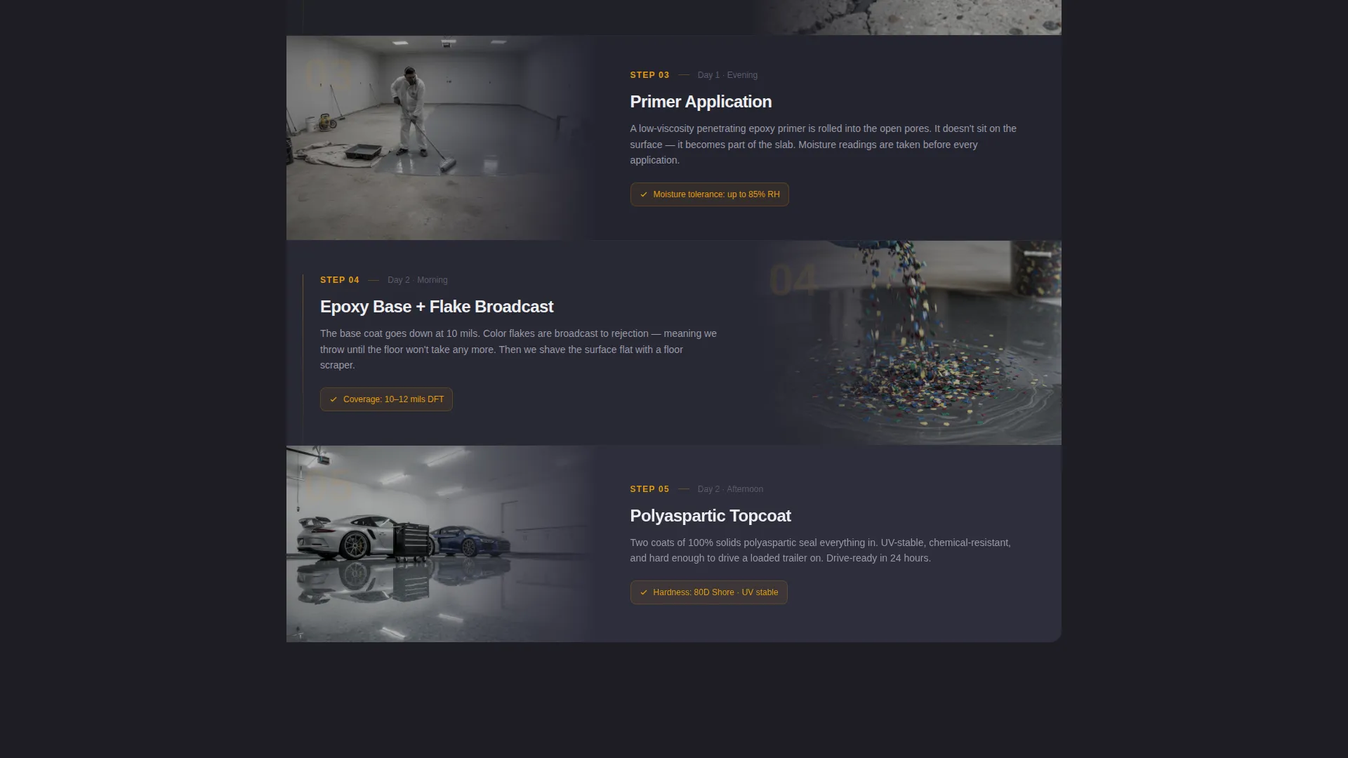 Garage Flooring Installer Landing Page Template