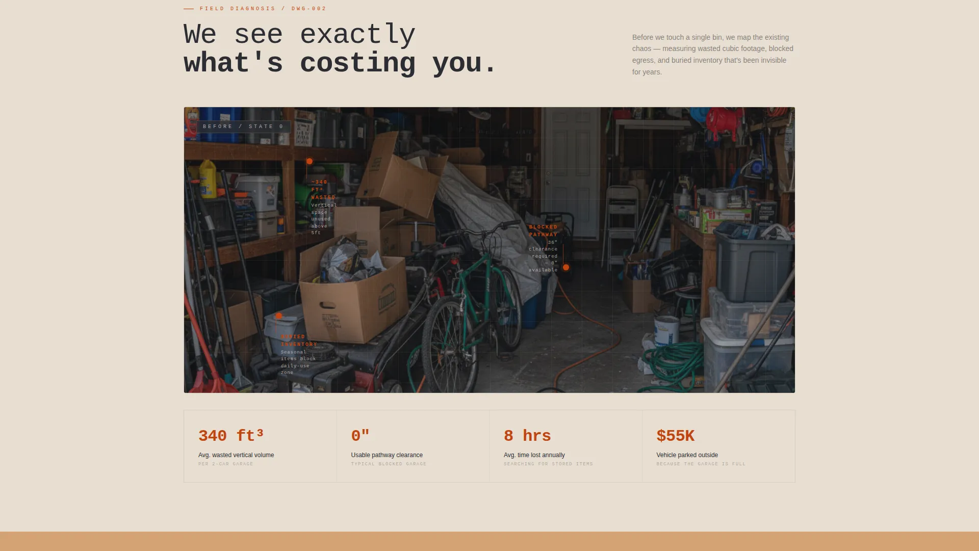 Garage Organizer & Declutter Landing Page Template