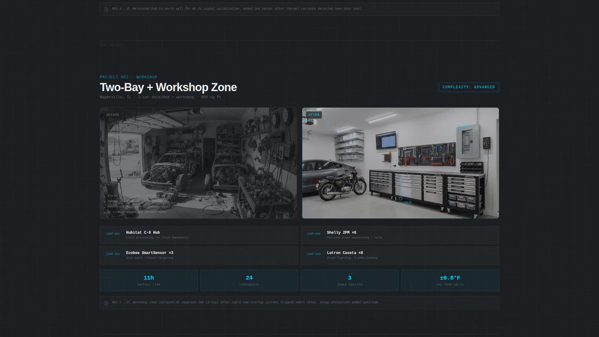 Smart Home Garage Integration Landing Page Template