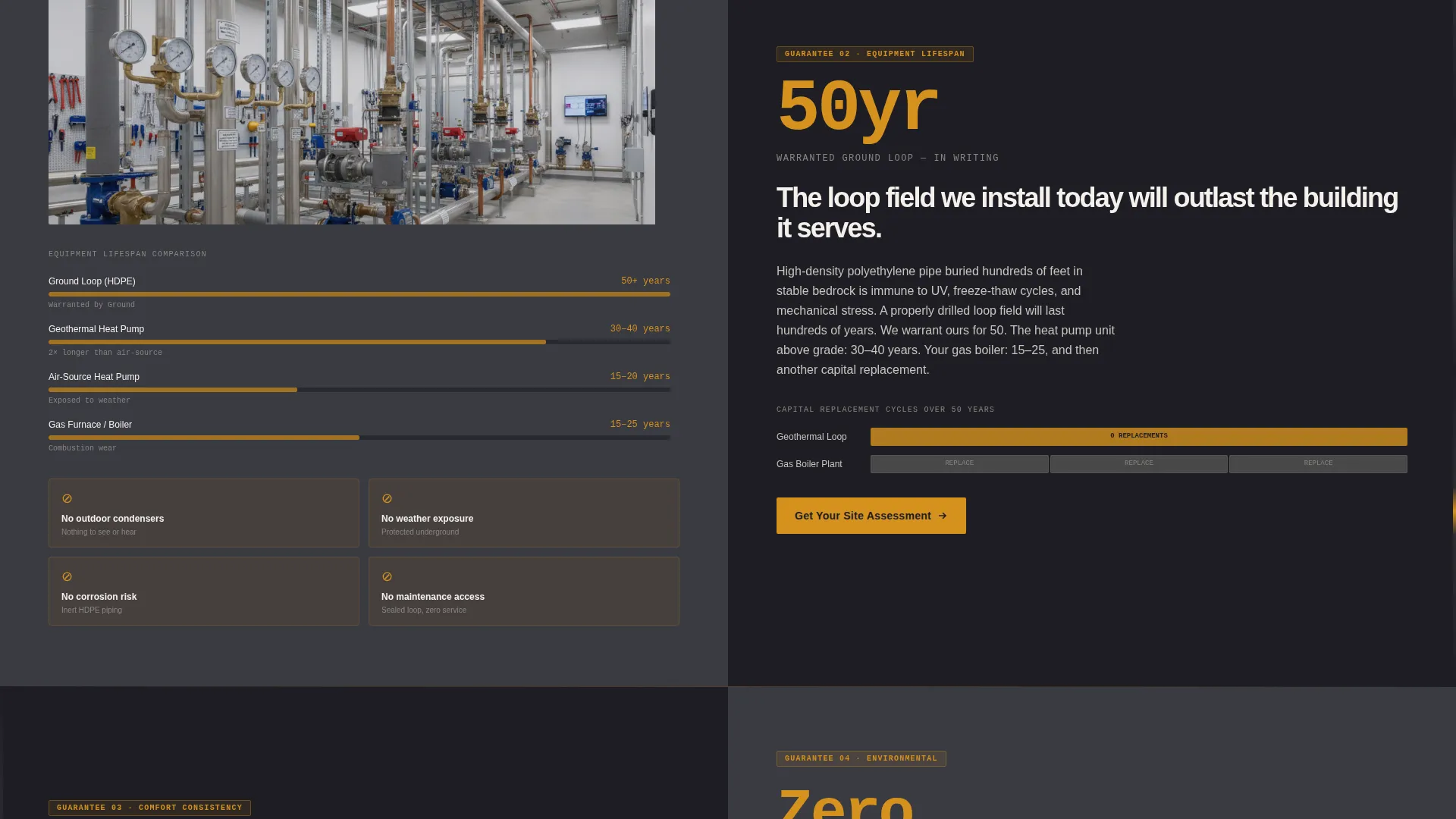 Geothermal HVAC Installation Website Template