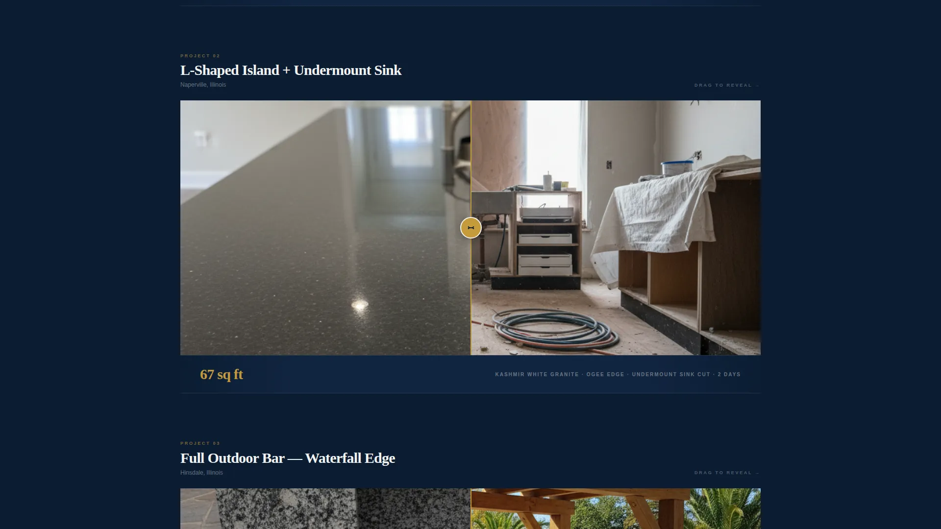 Granite Installer Landing Page Template