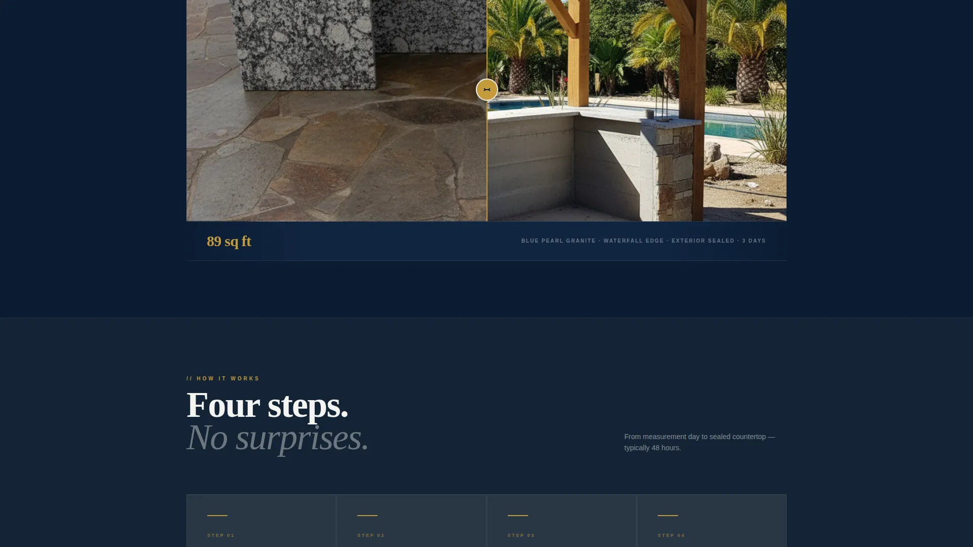 Granite Installer Landing Page Template