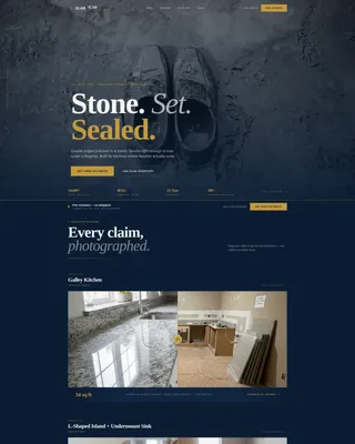 Granite Installer Landing Page Template
