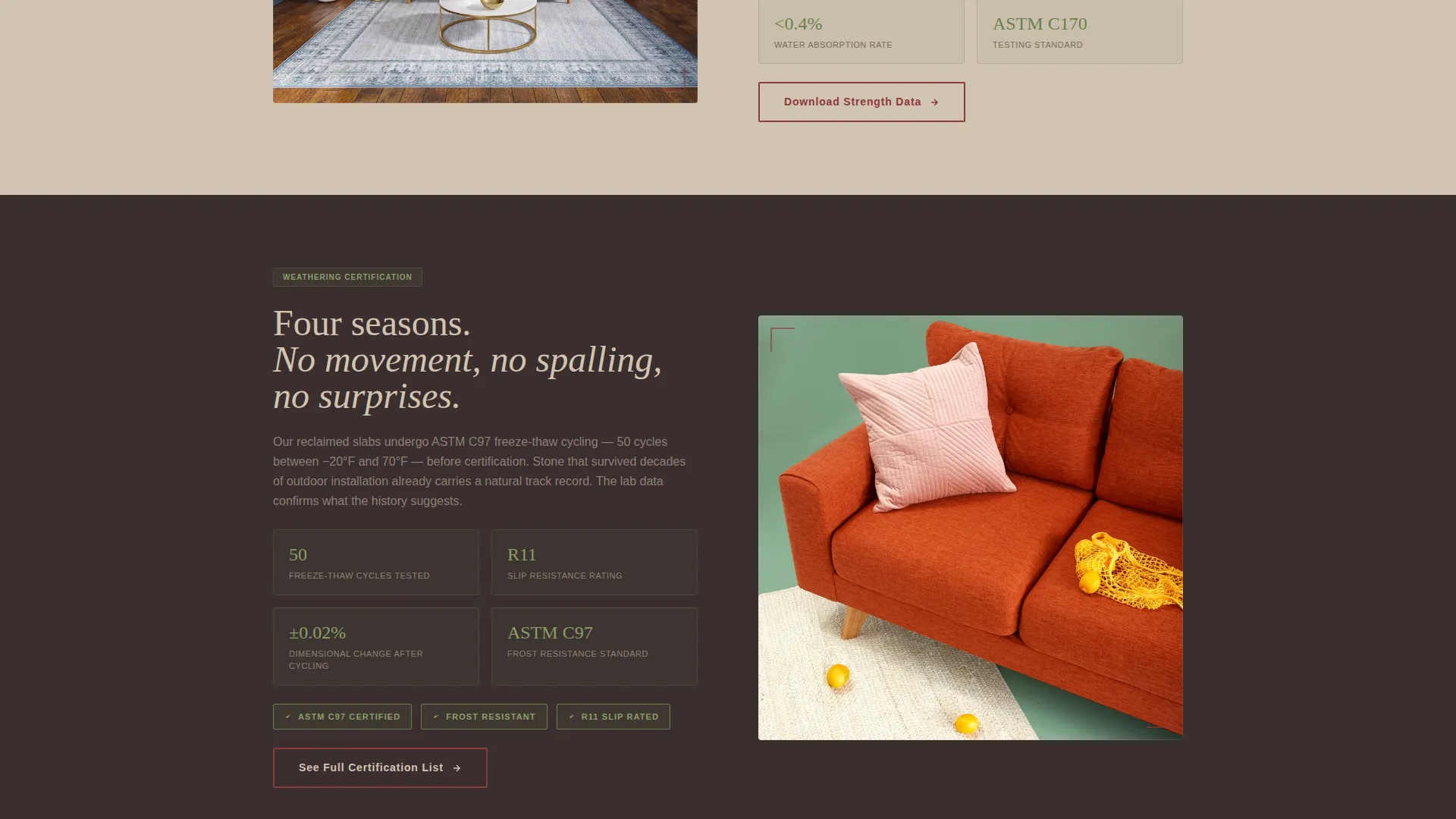 Reclaimed Granite Recycler Landing Page Template