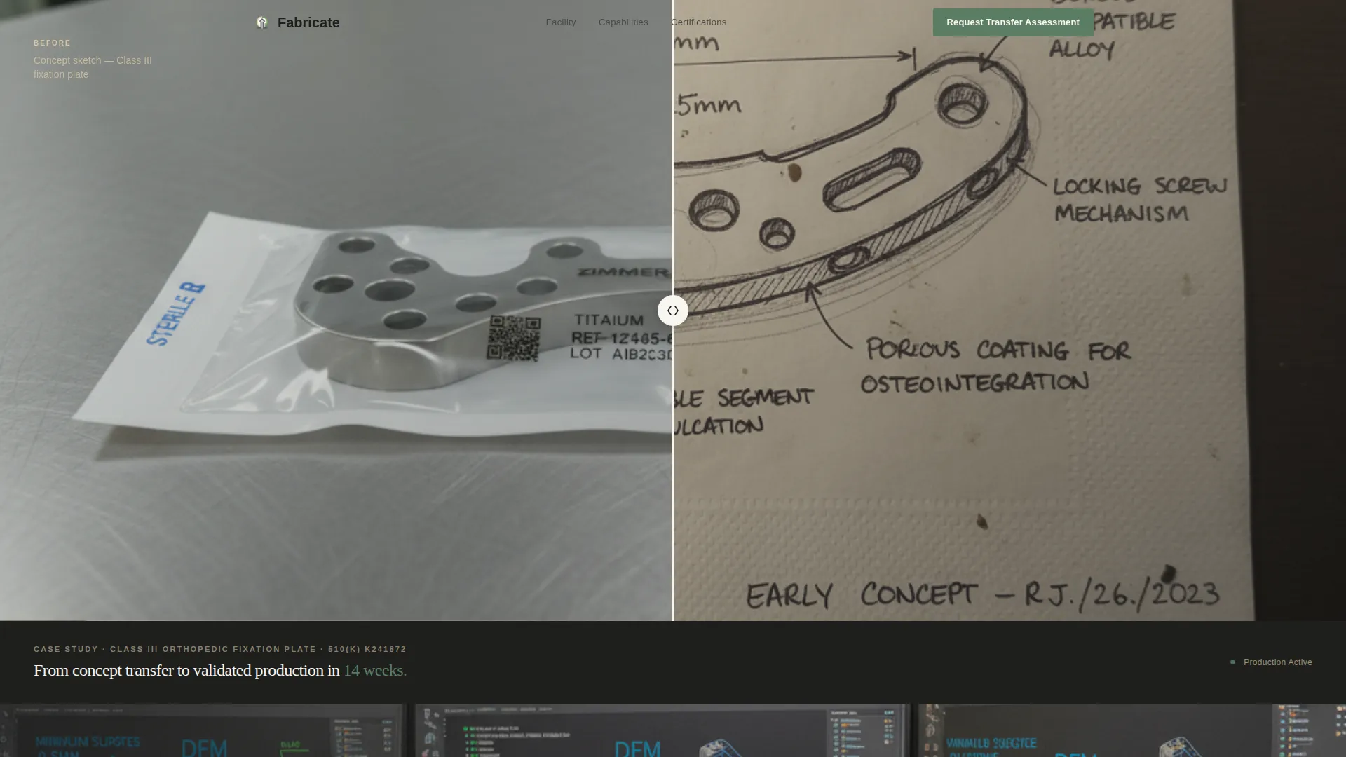 Medical Device Manufacturing Professional Website Template