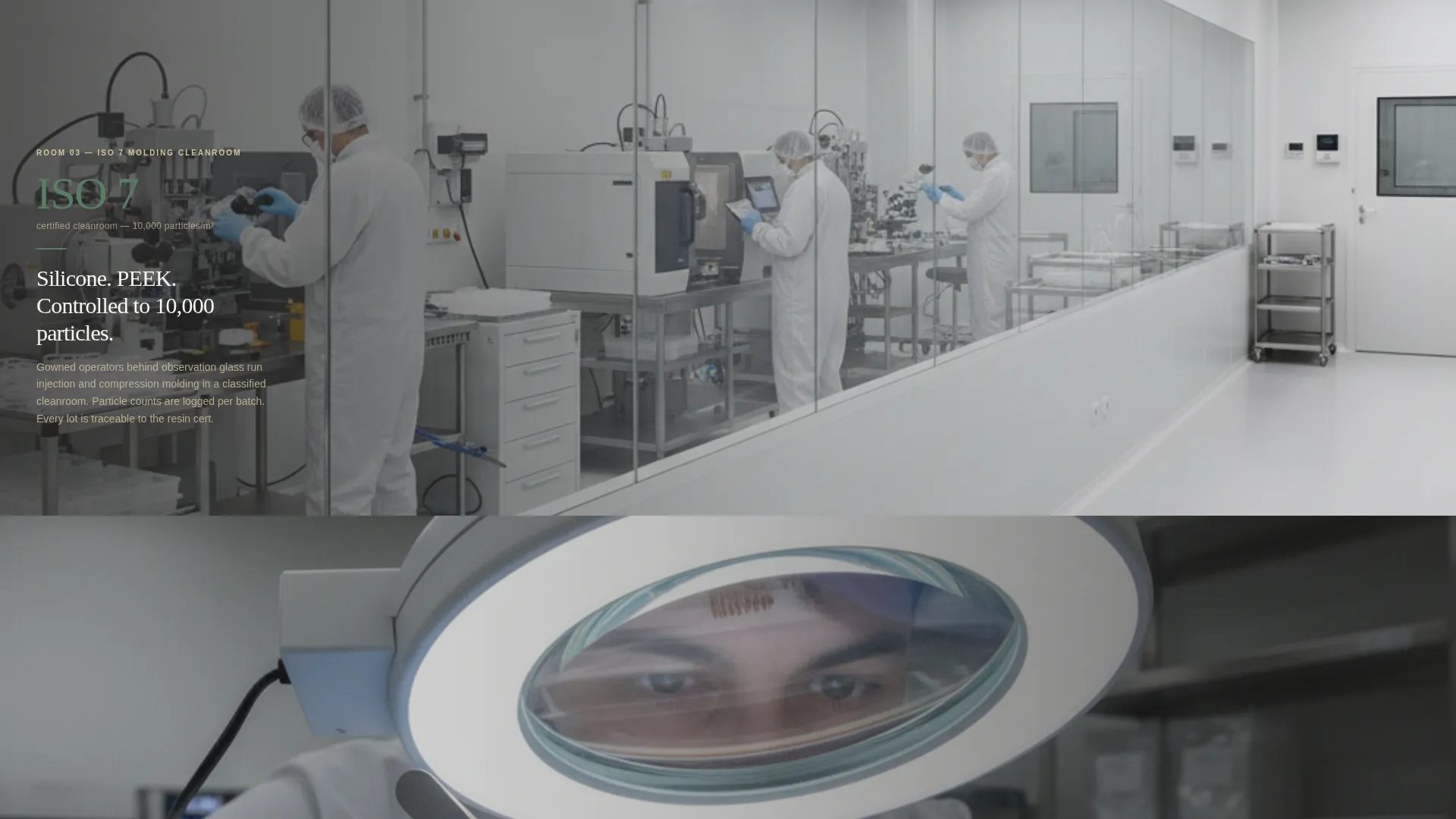 Medical Device Manufacturing Professional Website Template