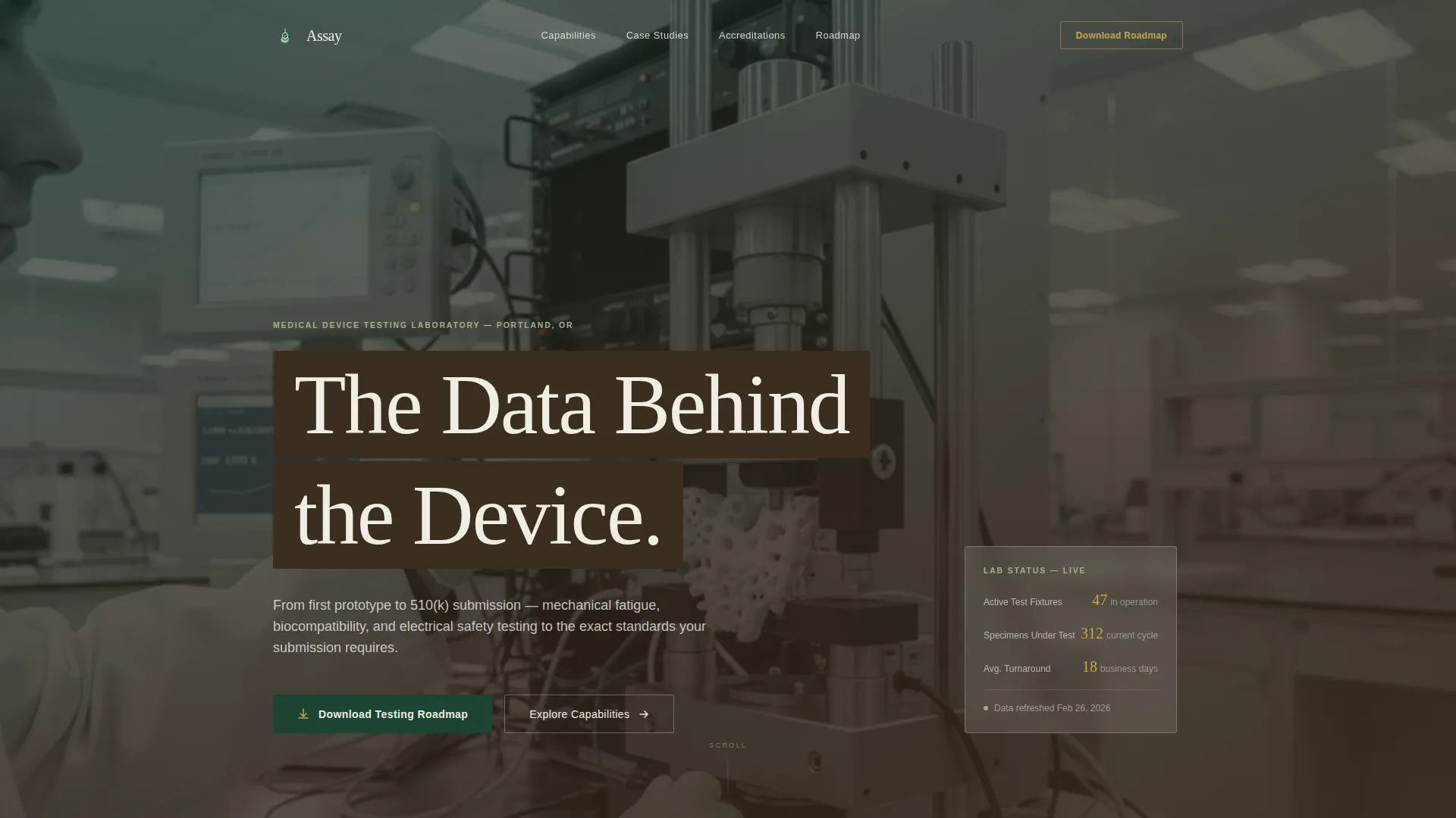 Medical Device Manufacturing Specialist Directory Website Template