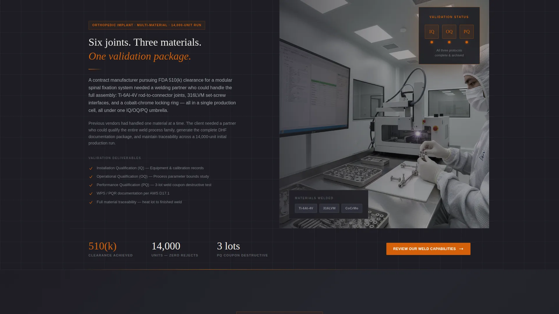 Medical Device Manufacturing Reviews Website Template