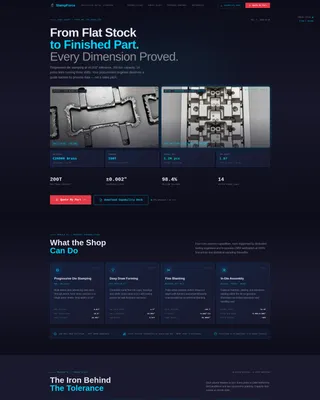 Metal & Steel Fabrication Professional Website Template