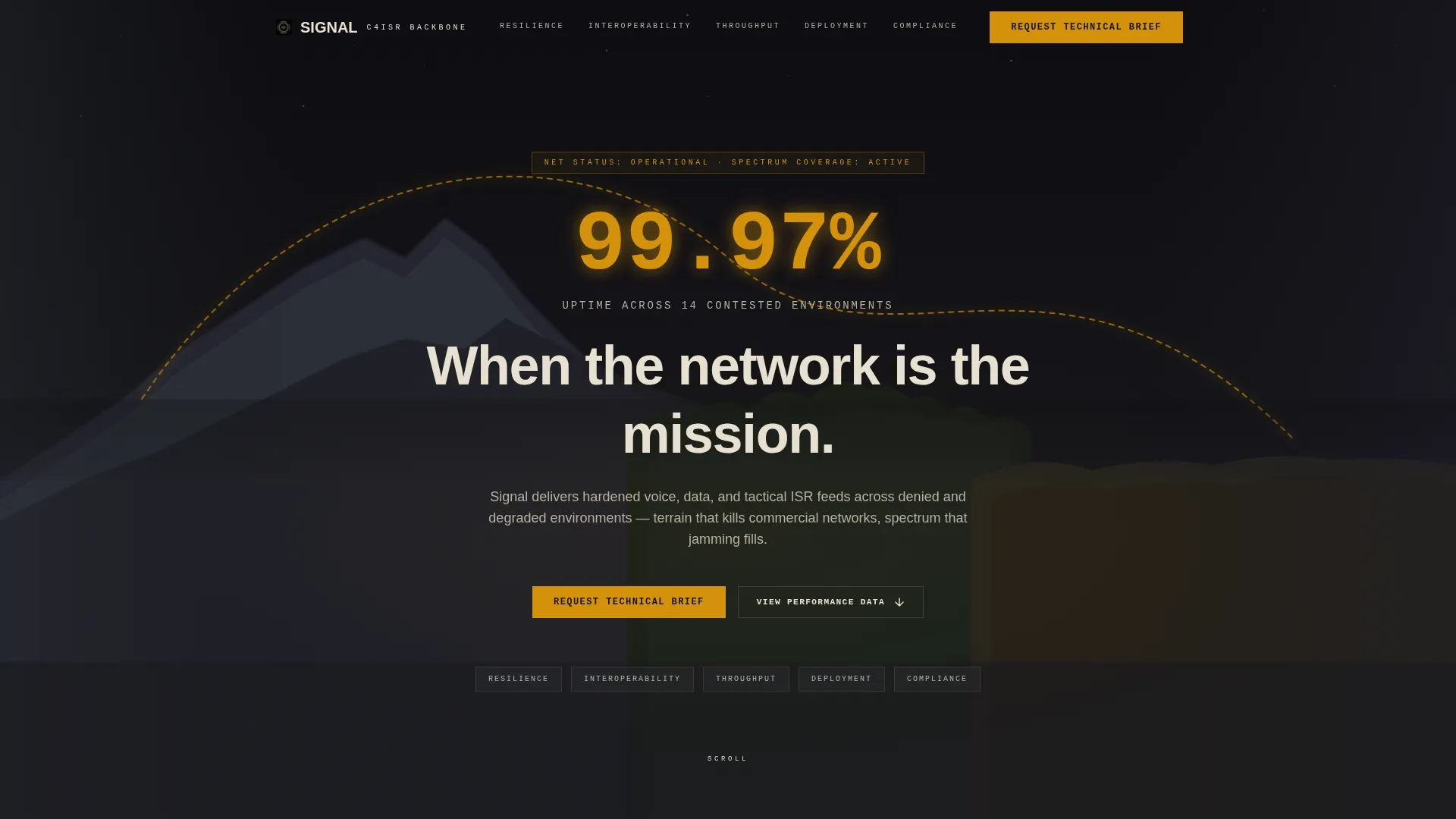 Defense Contractor & Military Expert Professional Website Template