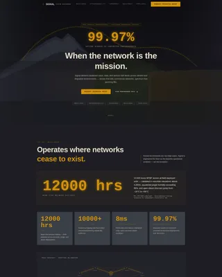 Defense Contractor & Military Expert Professional Website Template