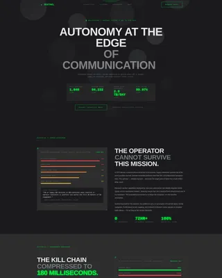 Defense Contractor & Military Specialist Professional Website Template