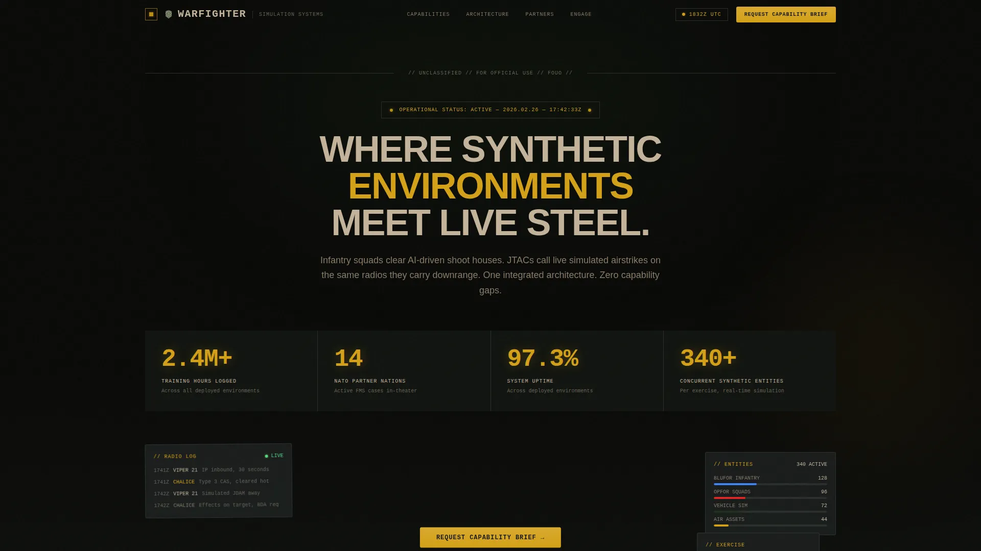 Defense Contractor & Military Advanced Professional Website Template