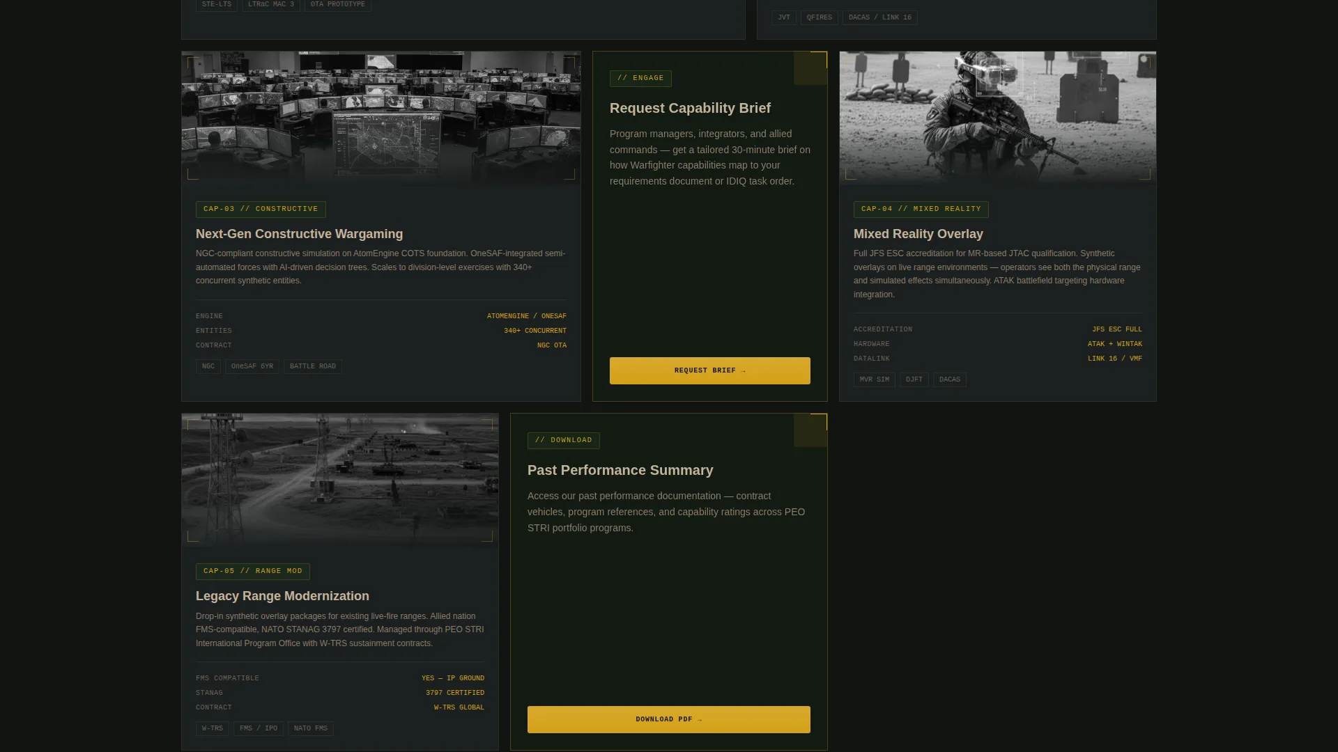 Defense Contractor & Military Advanced Professional Website Template