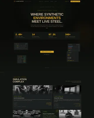 Defense Contractor & Military Advanced Professional Website Template