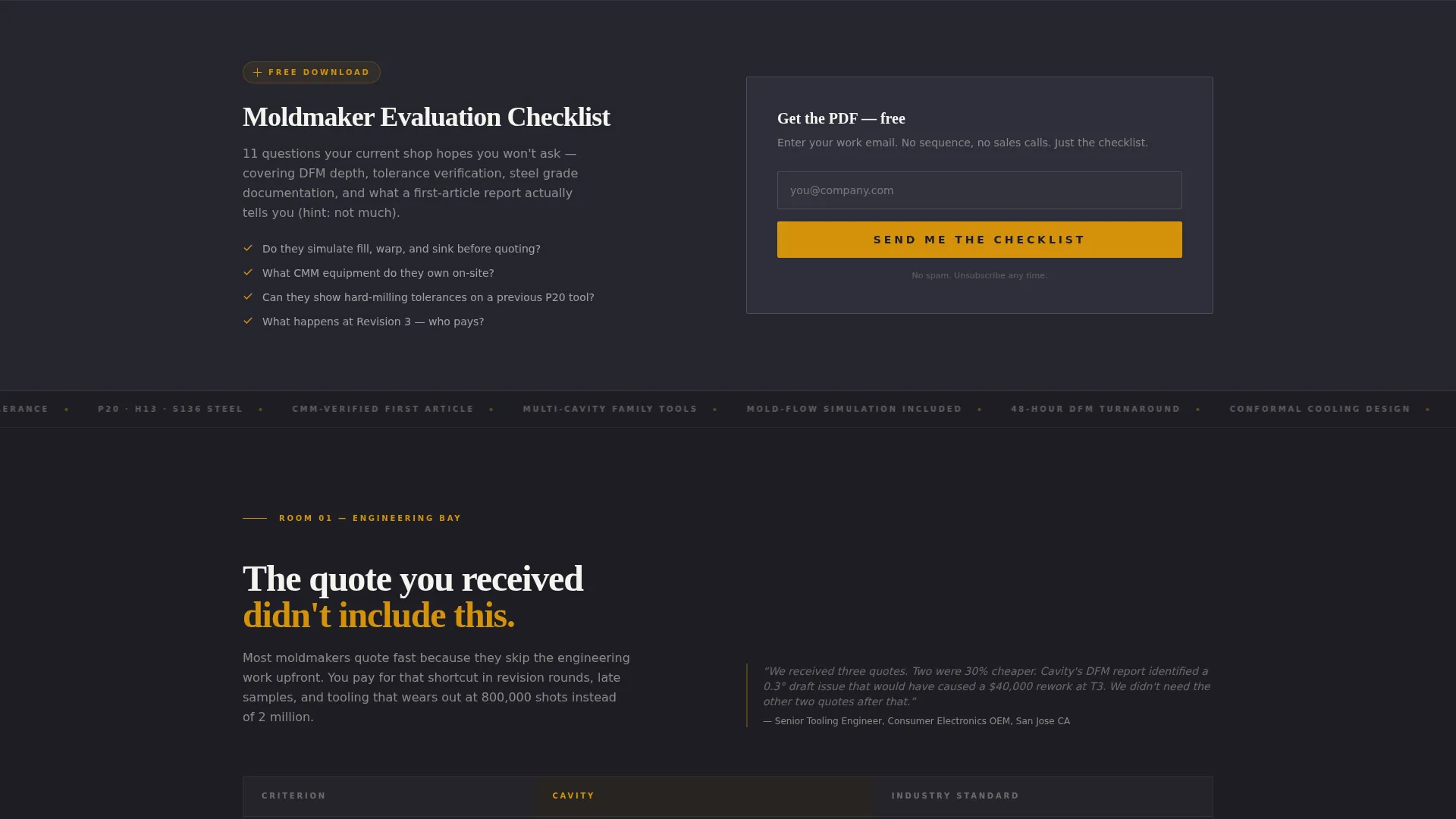 Tool & Die Making Professional Website Template