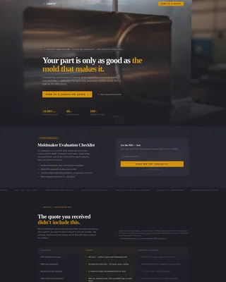 Tool & Die Making Professional Website Template