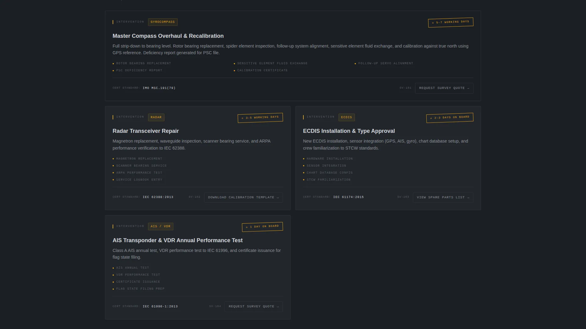 Marine Equipment & Supply Specialist Privacy Policy Website Template