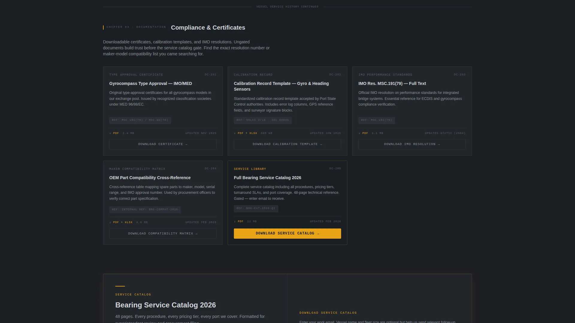 Marine Equipment & Supply Specialist Privacy Policy Website Template