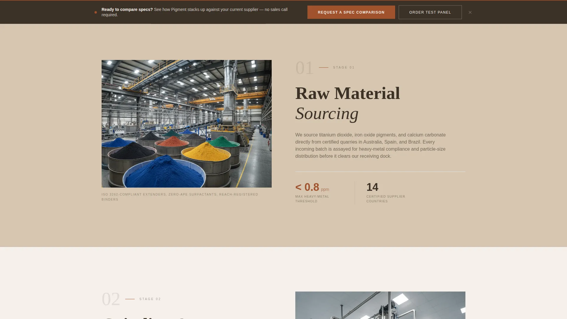 Chemical & Pharmaceutical Manufacturing Portfolio Website Template