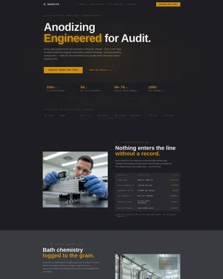 Pharmaceutical Manufacturing Privacy Policy Website Template