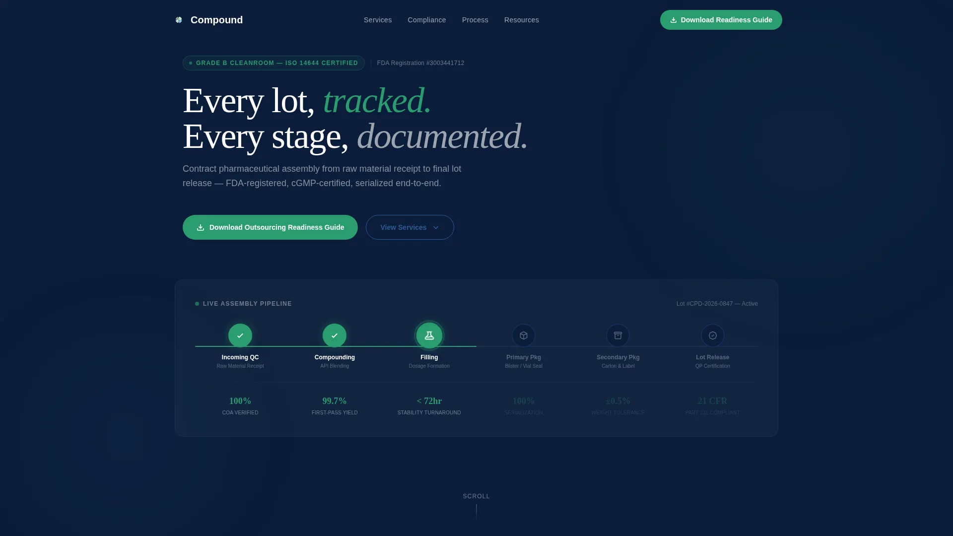 Pharmaceutical Manufacturing Specialist Directory Website Template