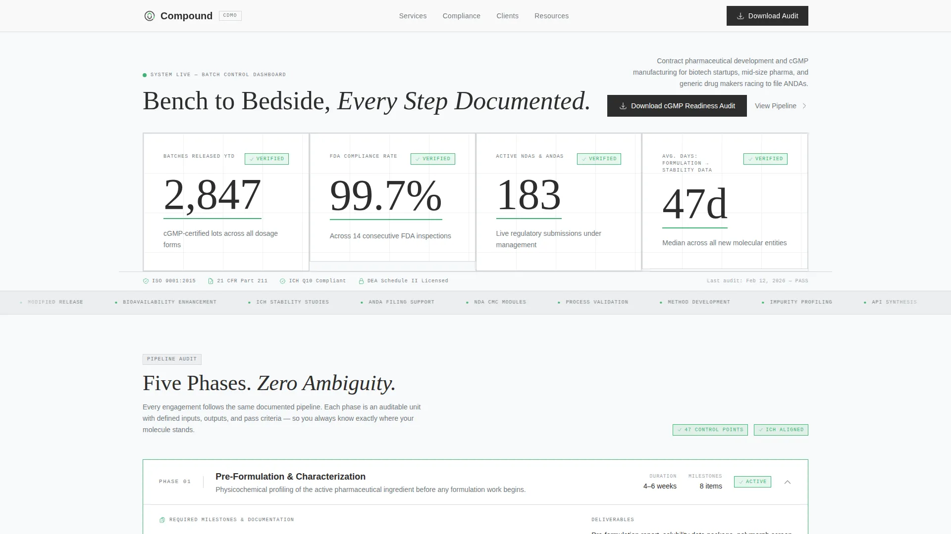 Chemical & Pharmaceutical Manufacturing Privacy Policy Website Template