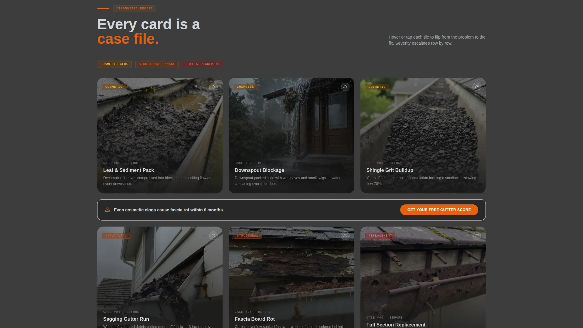 Gutter Cleaning Service Landing Page Template