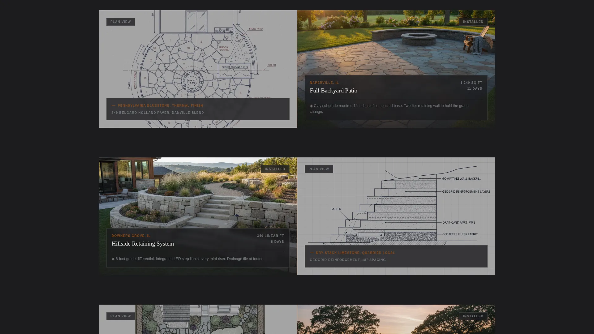 Hardscaping & Patio Contractor Landing Page Template