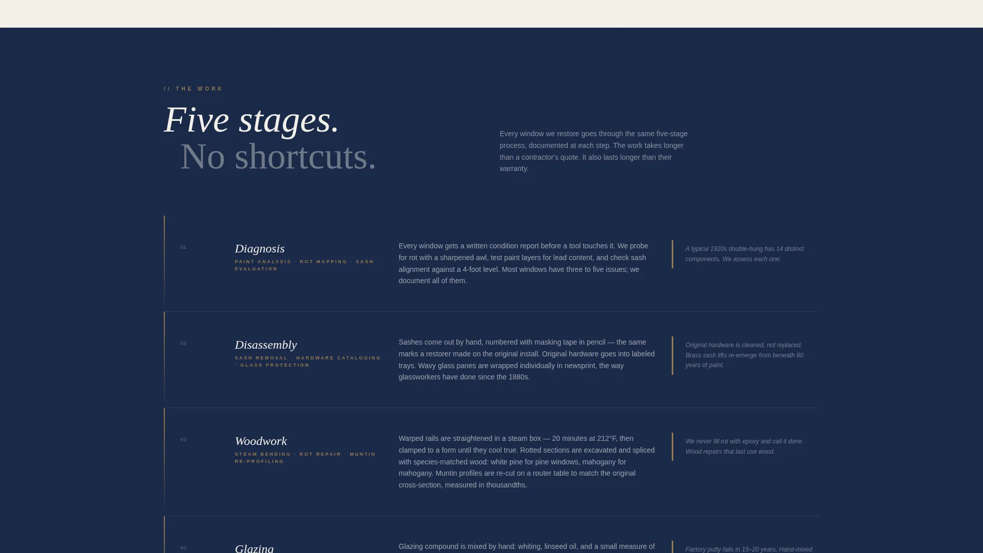 Historic Window Restoration Landing Page Template