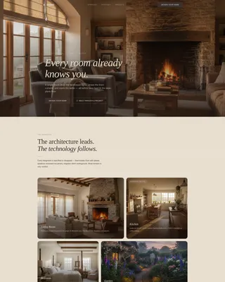 Home Automation Integration Landing Page Template