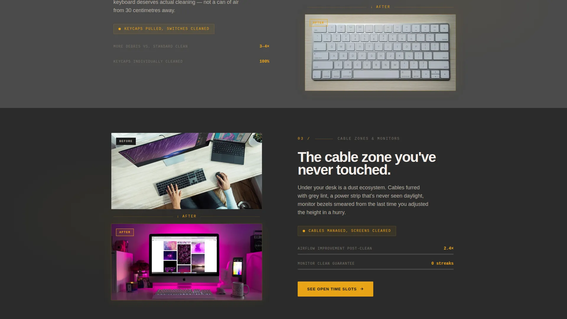 Home Office Cleaning Specialist Landing Page Template