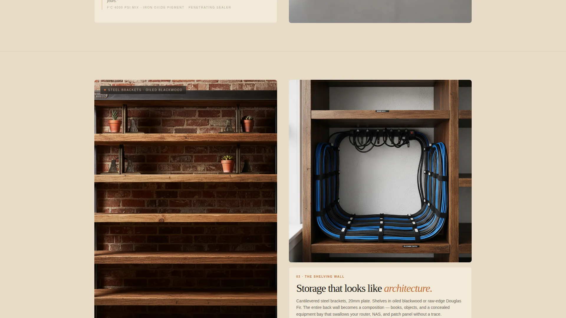 Industrial Home Office Interior Designer Landing Page